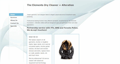 Desktop Screenshot of elementsdrycleaner.com